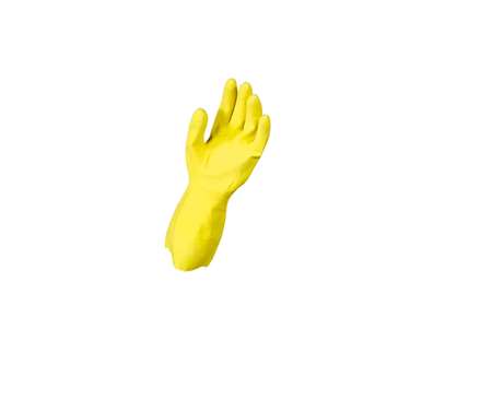 Image de GANTS DE MENAGE LATEX JAUNE TAILLE M - 7/7.5