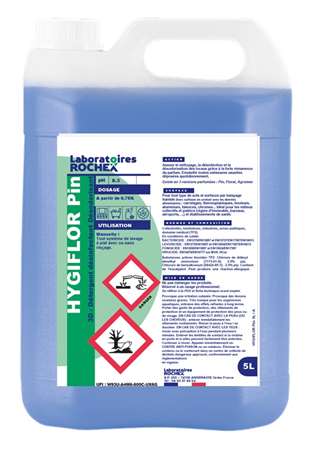 Image de DETERGENT DESINFECTANT DESODORISANT HYGIFLOR PIN 5L 3D