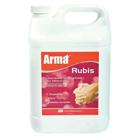 Image de SAVON CREME LAVANTE ARMA RUBIS NACREE POUR MAINS ET CORPS 5L