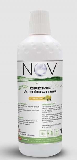 Image de CREME A RECURER NOV 1L JAUNE CITRON