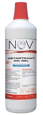 Image de NOV DÉTARTRANT GEL WC 1L BLEU PARFUM FLORAL