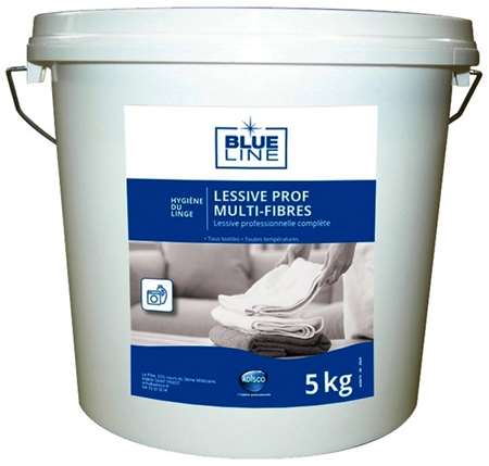 Image de LESSIVE PROFESSIONNELLE 5KG BLUE LINE MULTI-FIBRE POUDRE