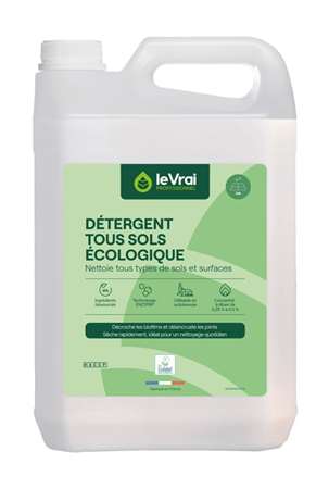 Image de ENZYPIN LE VRAI PROFESSIONNEL DETERGENT TOUS SOL 5L ECOLABEL